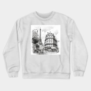 Paris Drawing Crewneck Sweatshirt